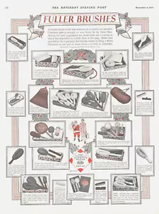 1926 FULLER BRUSH man salesman BRUSHES vintage PRINT AD cleaning products scrub - Picture 1 of 1
