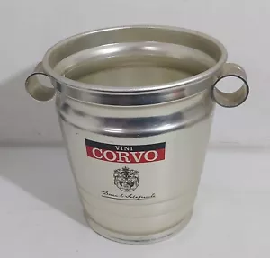 92444 Secchiello portaghiaccio pubblicitario in metallo - Vini Corvo Salaparuta - Bild 1 von 1