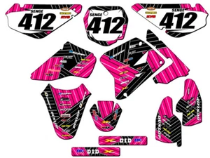 2005-2023 RM 85 RACE SERIES Pink Senge Graphics Kit Compatible with Suzuki - Picture 1 of 10