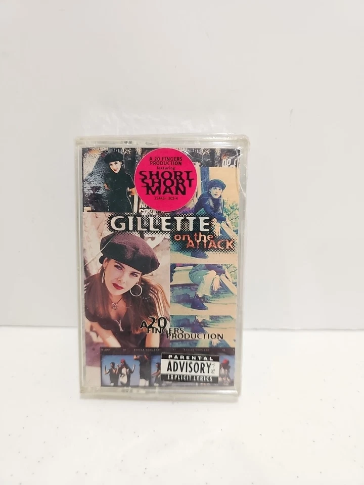 Gillette : On the attack Cassette NEW SEALED Featuring Short Short Man 1994 Rate - Imagem 1 de 4