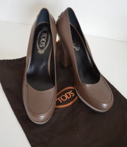Tods Luxus Damen Halbschuhe High Heels Pumps 38,5 braun - Bild 1 von 5