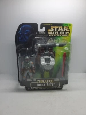 Star Wars Deluxe Boba Fett with Wing-Blast Rocketpack - Image 1 of 4