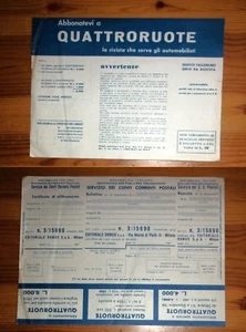 VIERRAD Abo Gutschein 1957 selten - Bild 1 von 1