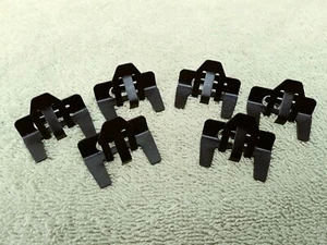 1966 - 67 CHEVY II NOVA Door Quarter Reveal Moulding Trim Retainer Clip Kit 6pcs - Imagen 1 de 5