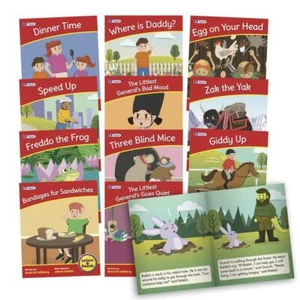12 Decodable Readers Set 2 Phase 6 - Spelling - Fiction Books - By Beanstalk Bo - Picture 1 of 3