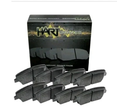 For 1999-2002 Daewoo Leganza Hart Brakes Front Rear Ceramic Brake Pads - Image 1 of 3
