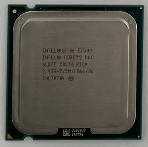 Intel Core 2 Duo E7500 Desktop CPU Processor- SLGTE - Picture 1 of 2
