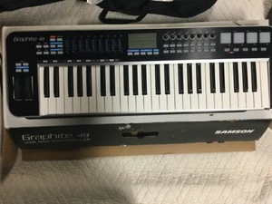 Samson Graphite 49 Key USB MIDI DJ Keyboard Controller REDUCED - Picture 1 of 6