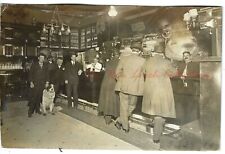 RPPC ~ SAN FRANCISCO, CALIFORNIA Bay Area Saloon Interior 1914 ~ REAL PHOTO CARD