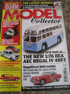 MODEL COLLECTOR JUL 2012 AEC REGAL MGB MODELS OXFORD DIECAST BRITISH SALOON MONK - Image 1 of 3