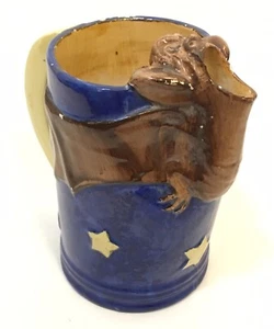 Grotesque Jug Goblin Bat Releif Blanch B.G. Vulliamy Kensington Late 19c/20c - Picture 1 of 11