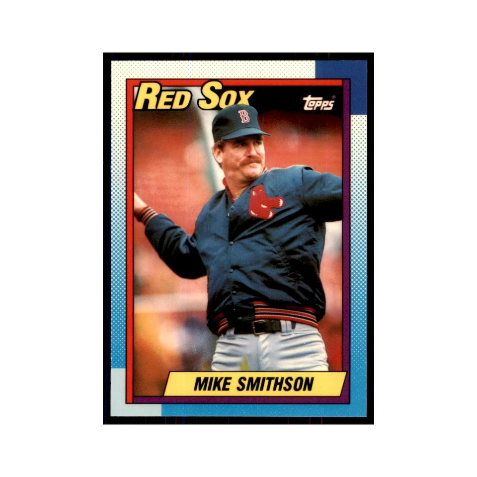 Mike Smithson 1990 Topps Tiffany #188 Boston Red Sox Baseball Card NM - Image 1 of 3