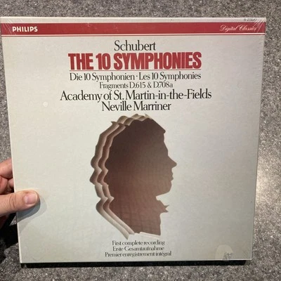 Philips R-215041 Schubert THE 10 SYMPHONIES Marriner digital stereo 7X LP - Image 1 of 4