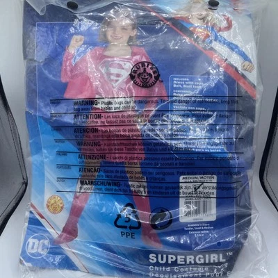 Rubie’s Superhero Pink SUPERGIRL Child Medium 8-10 Halloween Costume - Image 1 of 2