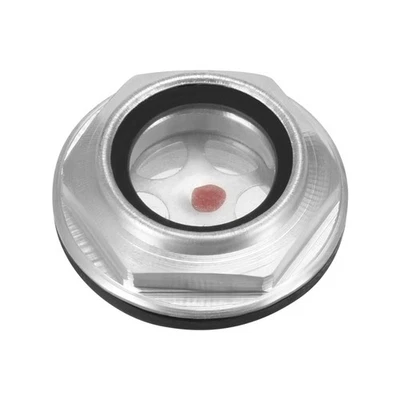 UXCELL Compressore aria raccordi Vetro spia livello olio 30x1,5mm filettato toroidale