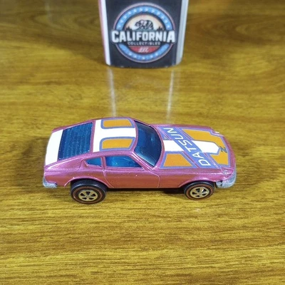 Custom Made Vintage Hot Wheels Redline Z-Whiz Datsun 240Z Pink Hong Kong 1980 - Image 1 of 4