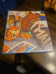 Vintage Garfield Federmäppchen Organizer 3 Ringe Ordner New Old Stock MEAD 29406 - Bild 1 von 13