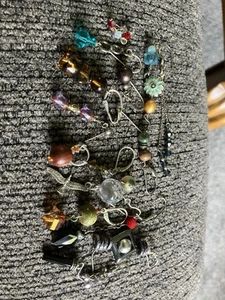 Lotto di orecchini singoli in argento sterling con perline 28,0 grammi - Foto 1 di 3