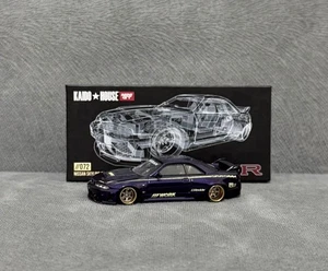 Kaido House x Mini GT Nissan GT-R R33 Kaido Works V1 Viola - KHMG072 - Foto 1 di 1