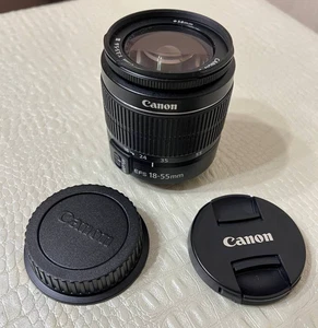 Canon Zoom Lens EF-S 18-55mm 1:3.5-5.6 IS mit Top Cap getestet funktioniert sauber - Bild 1 von 18