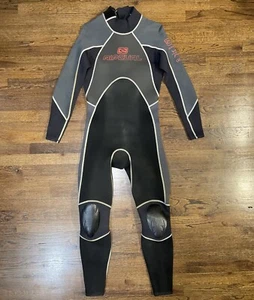Rip Curl Full Body Wetsuit Mens Large Black Zip Surfing Swimming Suit - Picture 1 of 8