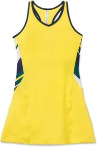 FILA Women's Yellow Heritage Racerback Tennis Dress Size X-Large NWT - Picture 1 of 4