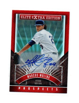 2015 Elite Extra Edition Prospect Autographs #154 Marcos Molina - Image 1 of 2