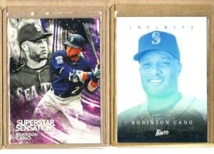 Robinson Cano-2 Card Lot-1 2017 Bunt Insert+1 2018 Topps Sup. Sen-Mint Condition - Picture 1 of 1