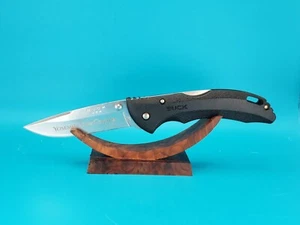 Buck USA Black 286 Folding Pocket Knife! YOSEMITE FARM CREDIT - Picture 1 of 12
