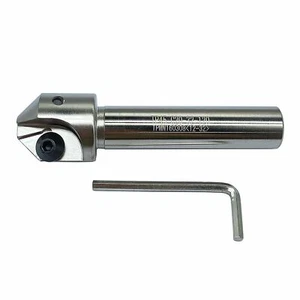 1× 45° Anfasbohrer Werkzeughalter TP45C20-32-120 gerader Schaft, für TPMN160308 - Bild 1 von 7