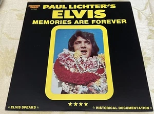 Elvis Presley Paul Lichter’s Elvis Memories Are Forever LP 1978 Memphis Flash - Picture 1 of 4