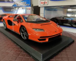 Maisto 1/18 2021 Lamborghini Countach LPI 800-4 Orange 1:18 Diecast Car - Picture 1 of 5