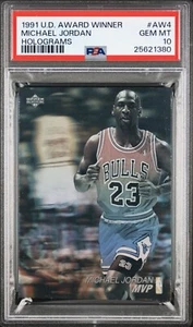 1991 Upper Deck Award Winner — Holograms — Michael Jordan — 💎 MINT PSA 10 — NEW - Picture 1 of 3