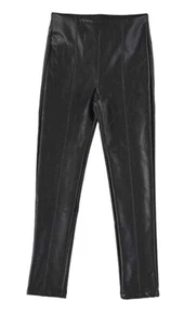 MAYORAL Faux Leather Leggings - Black - NWT Girls 12 - Picture 1 of 1