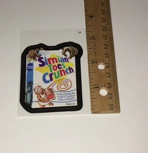 2010 Topps Wacky Packages Series 7  #34 Simian Toes Crunch - Picture 1 of 2