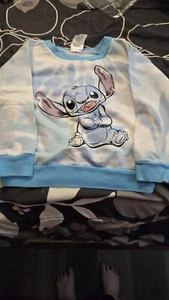 Disney Stitch Long Sleeve Sweatshirt Kids Size 4 - Picture 1 of 6