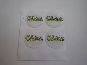 1971 1972 1973 1974 1975 PLYMOUTH CRICKET EMBLEM WHEEL CENTER CAP DECALS LOT 4x - Picture 1 of 1