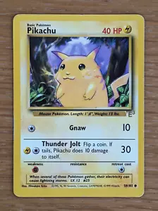 Pikachu - 58/102 ~ (E3 Gold Stamped) ~ Base Set Promo ~ Light Play!! - Picture 1 of 2