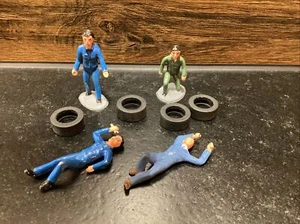 Konvolut Ersatzteile Carrera Figuren Mechaniker Reifen 70er @7150@ Sammlung - Bild 1 von 3
