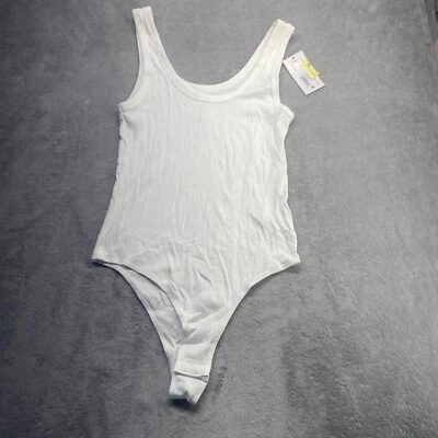 Universal Thread Sleeveless White Bodysuit  Lightweight  Size Medium NWT - Image 1 of 4