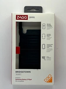 Zagg Gear4 Bridgetown Samsung Galaxy Z Flip4 Negro Compatible con Carga Inalámbrica - Imagen 1 de 2