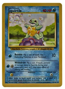 Squirtle 63/102 Common Base Set Unlimited WOTC NM mit eBay Versand - Bild 1 von 3