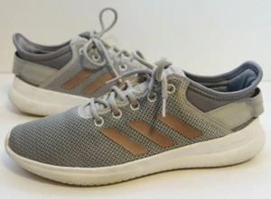 Adidas Sneakers Womens Size 7.5 Cloudfoam QT FLEX Gray White Running DA9835 - Picture 1 of 7