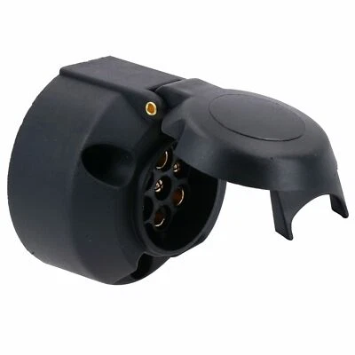 Tow Bar Electrics 7 pin 12v N type PLASTIC Socket Trailer Lights & Gasket Seal - Image 1 of 4