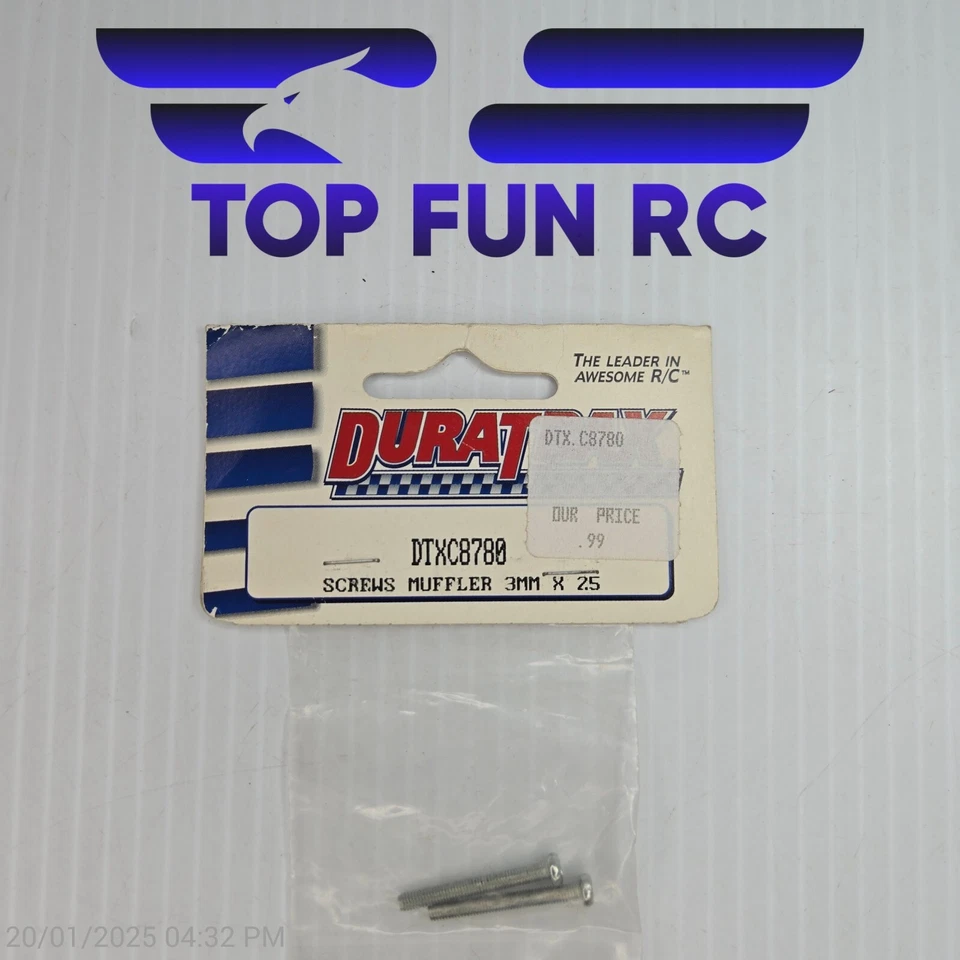Duratrax DTXC8780 Screws Muffler 3mmx25 - Image 1 of 2