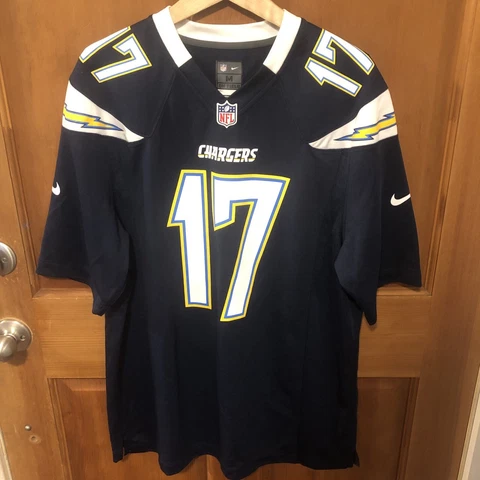 NFL San Diego/LA Chargers Philip Rivers #17 Men's Medium Game Jersey Nike Cover