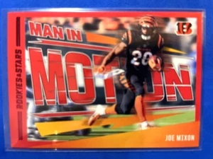 Joe Mixon 2023 Rookies & Stars Man in Motion Red Longevity - Bengals - Picture 1 of 2