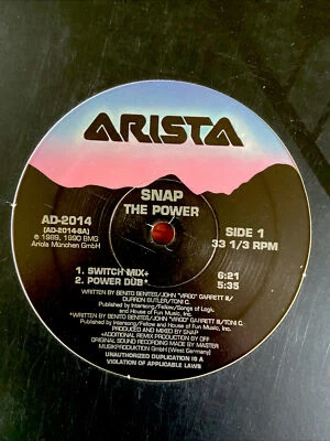 Редкие SNAP The Power US Remixes от OFF Sven Vath 12 дюймов виниловый EP макси одиночная пластинка - Изображение 1 из 3