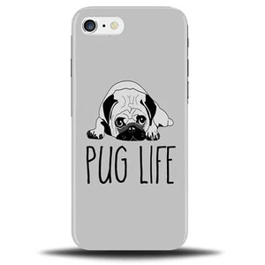 Pug Life iPhone 8 Mobile Phone Case Cover Pet Dog Dogs Gift Pugs Cute Novelty UK - Picture 1 of 3