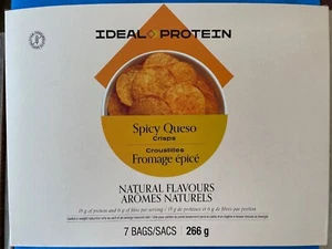 Ideal Protein Spicy Queso Crisps - 7 Packets - EXP 4/30/26 - FREE SHIPPING - Picture 1 of 5
